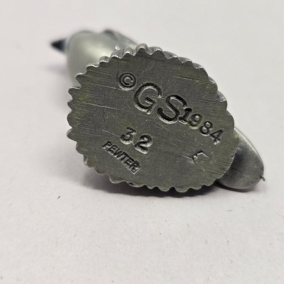 Gateway Vintage Pewter Blue Jay Figurine Small Collectible Vintage Painted Face - Picture 6 of 9